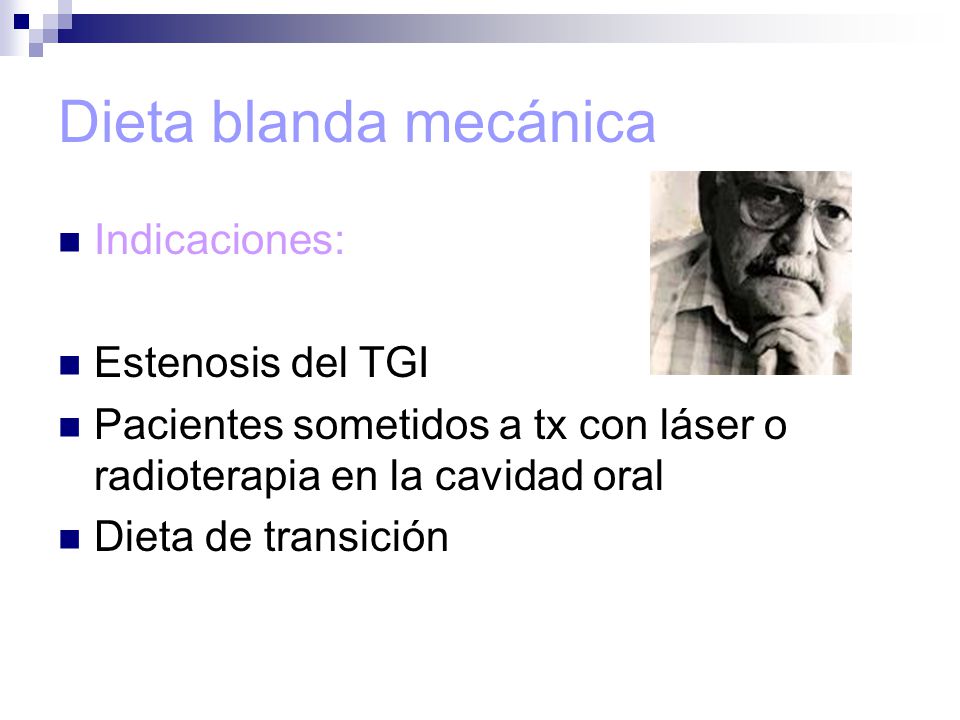 dieta blanda mecanica alimentos no permitidos